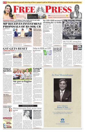 Free Press - Indore Epaper Edition cover image