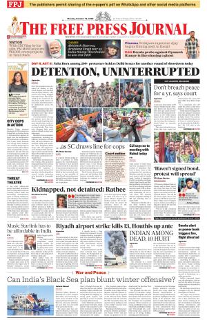 Free Press Journal - Mumbai Epaper cover image