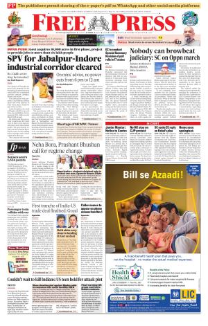 Free Press - Indore Epaper Edition cover image