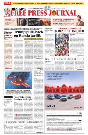 Free Press Journal - Mumbai Epaper cover image