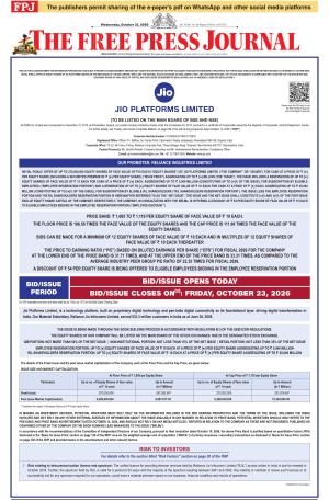 Free Press Journal - Mumbai Epaper cover image