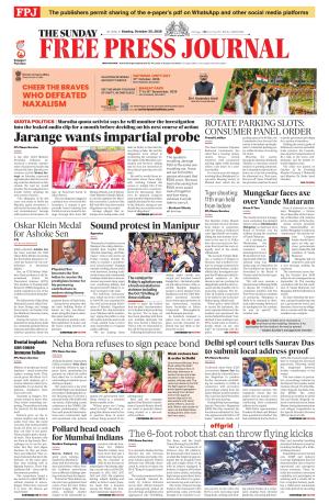 Free Press Journal - Mumbai Epaper cover image