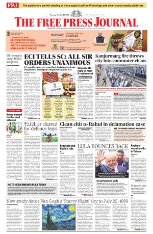 Free Press Journal - Mumbai Epaper cover image