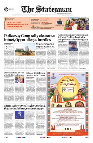 Kolkata - The Statesman cover image
