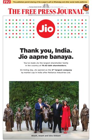 Free Press Journal - Mumbai Epaper cover image