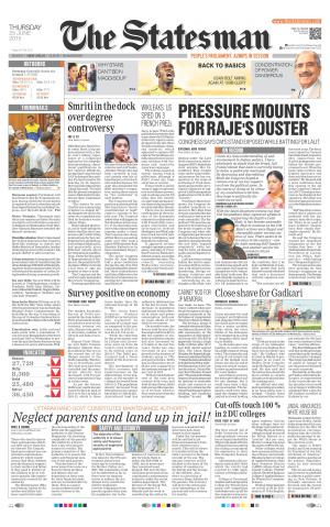 Delhi - The Statesman cover image